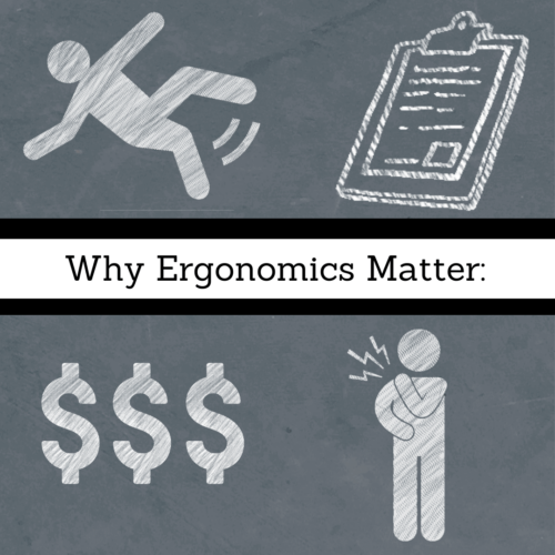 Ergonomic problems are detrimental to the workplace in many ways. The strain on an employee via an awkward posture, heavy lifting, extreme temperature, or repetitive motions can affect the musculoskeletal system. This can lead to employees becoming injured temporarily or worse, sustaining an injury that leads to chronic pain for the remainder of their life. Not only can ergonomic problems be detrimental to employee health, but can also be problematic to work efficiency and effectiveness. Overall, Ergonomic problems are roadblocks for any company looking to streamline its productivity. To highlight how ergonomics could benefit your workplace, here are five advantages of ergonomics in the workplace.